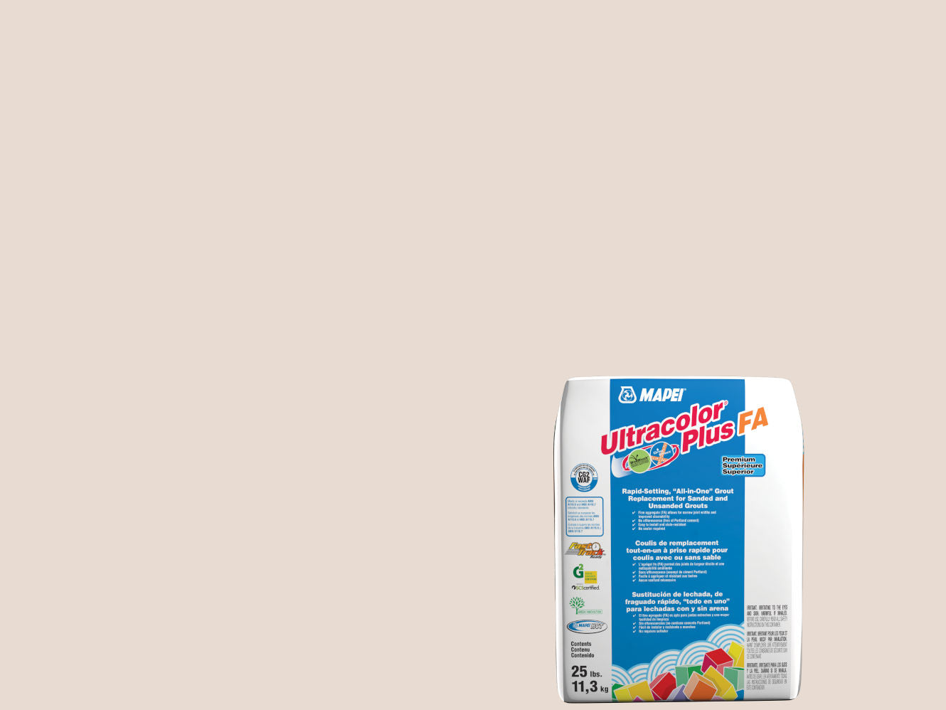 Mapei - Grout Ultracolor Plus FA #5222 Honey Butter 25 lb