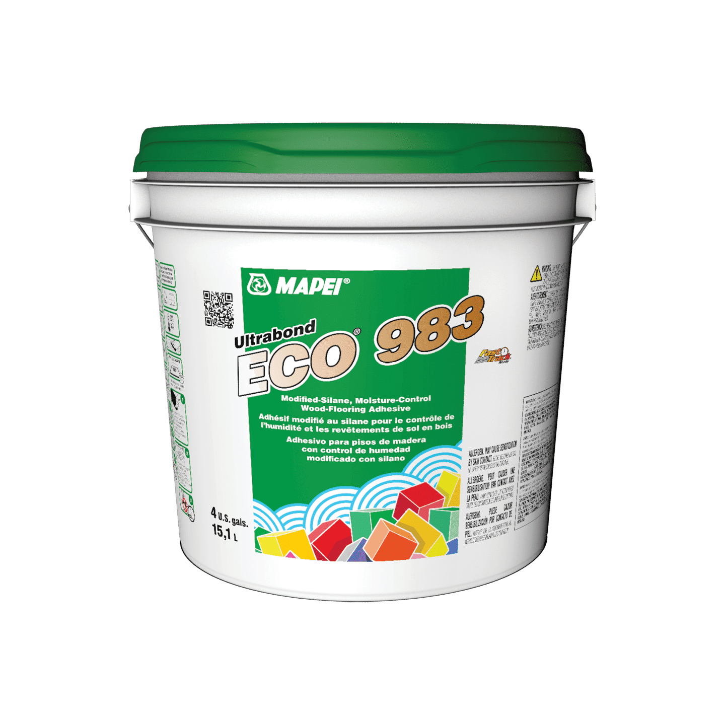 Mapei - Ultrabond ECO 983 Modified-Silane Moisture-Control Wood-Flooring Adhesive - 15.1 L