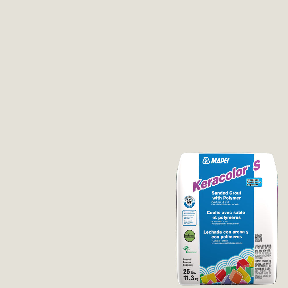Mapei - Keracolor S Sanded Grout with Polymer #5220 Eggshell 25 lb