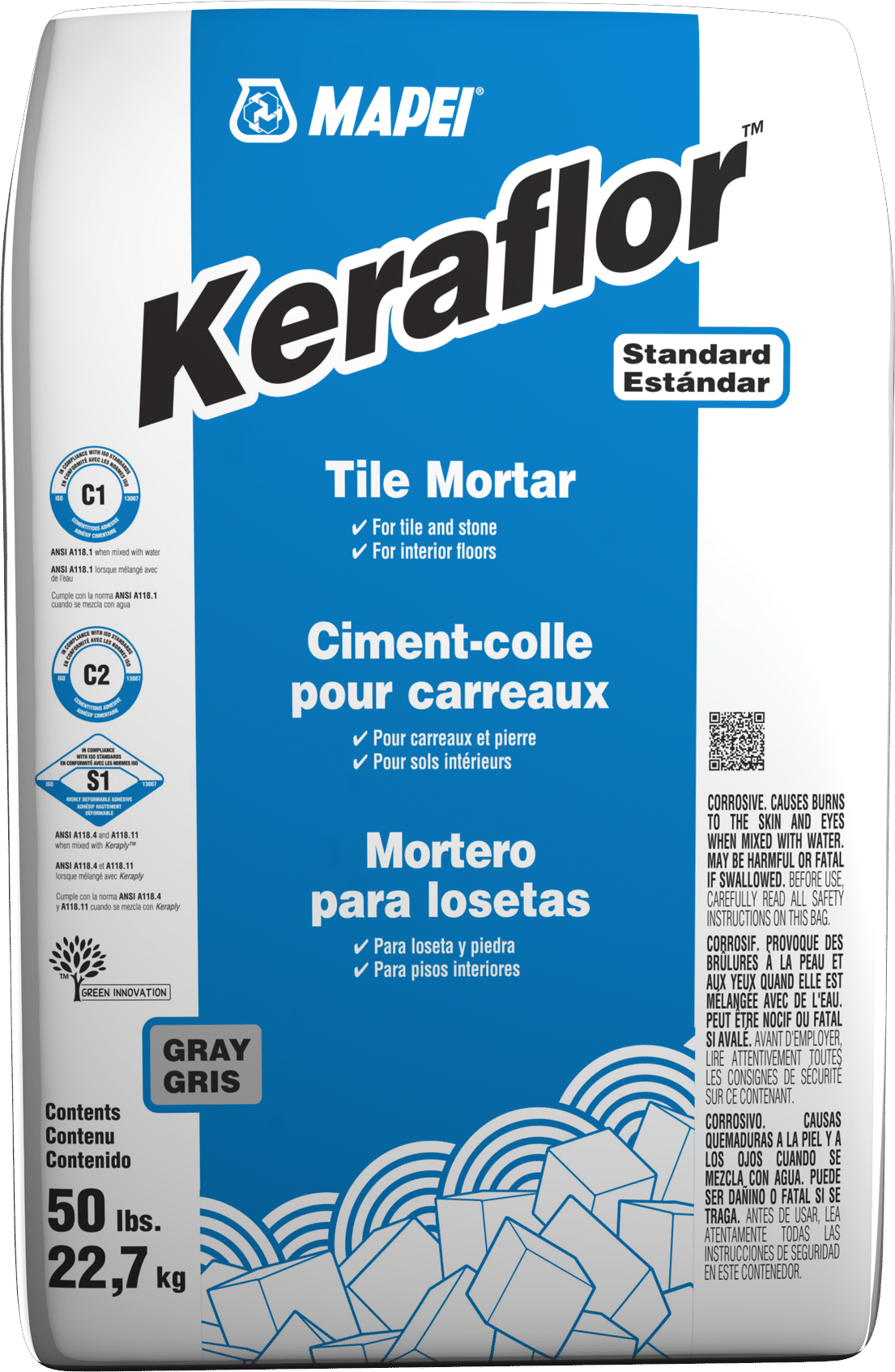 Mapei - Keraflor Standard Tile Mortar - 50 lb