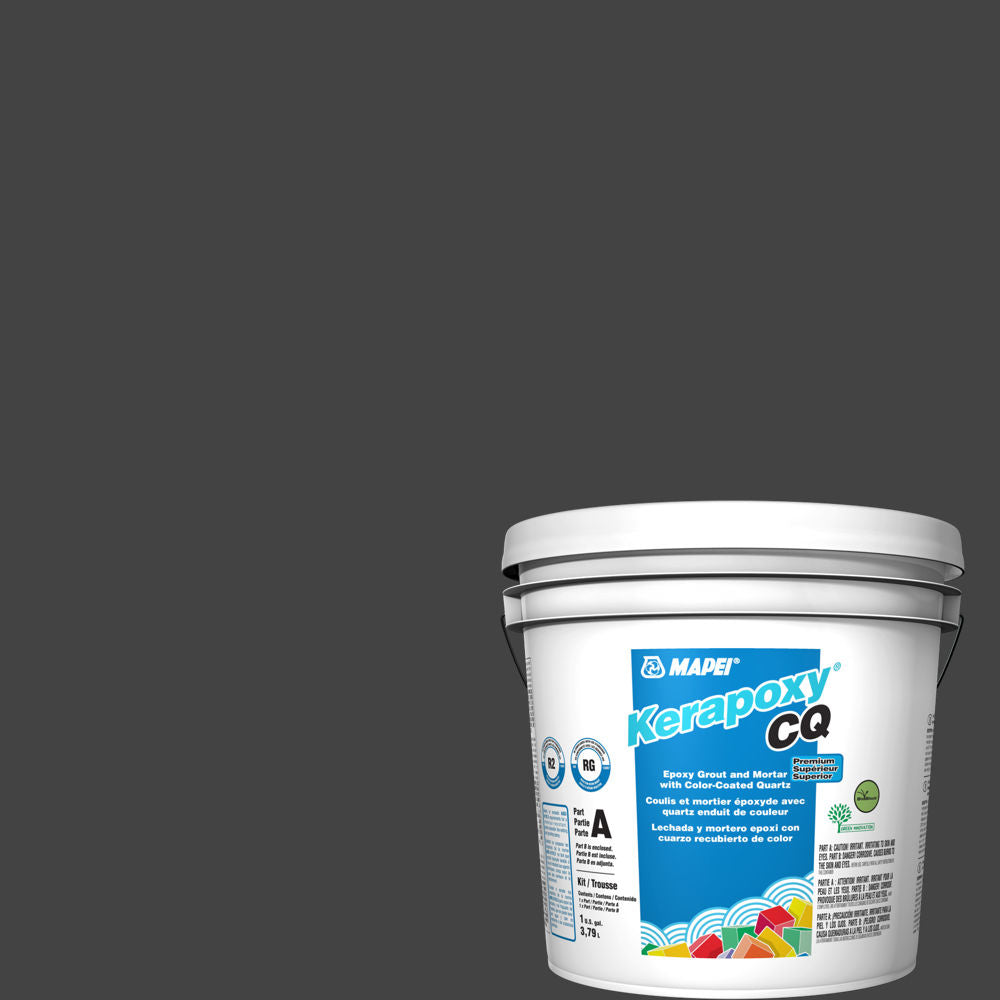 Mapei - Kerapoxy CQ Premium Epoxy Grout with Color-Coated Quartz #5010 Black 3.79 L