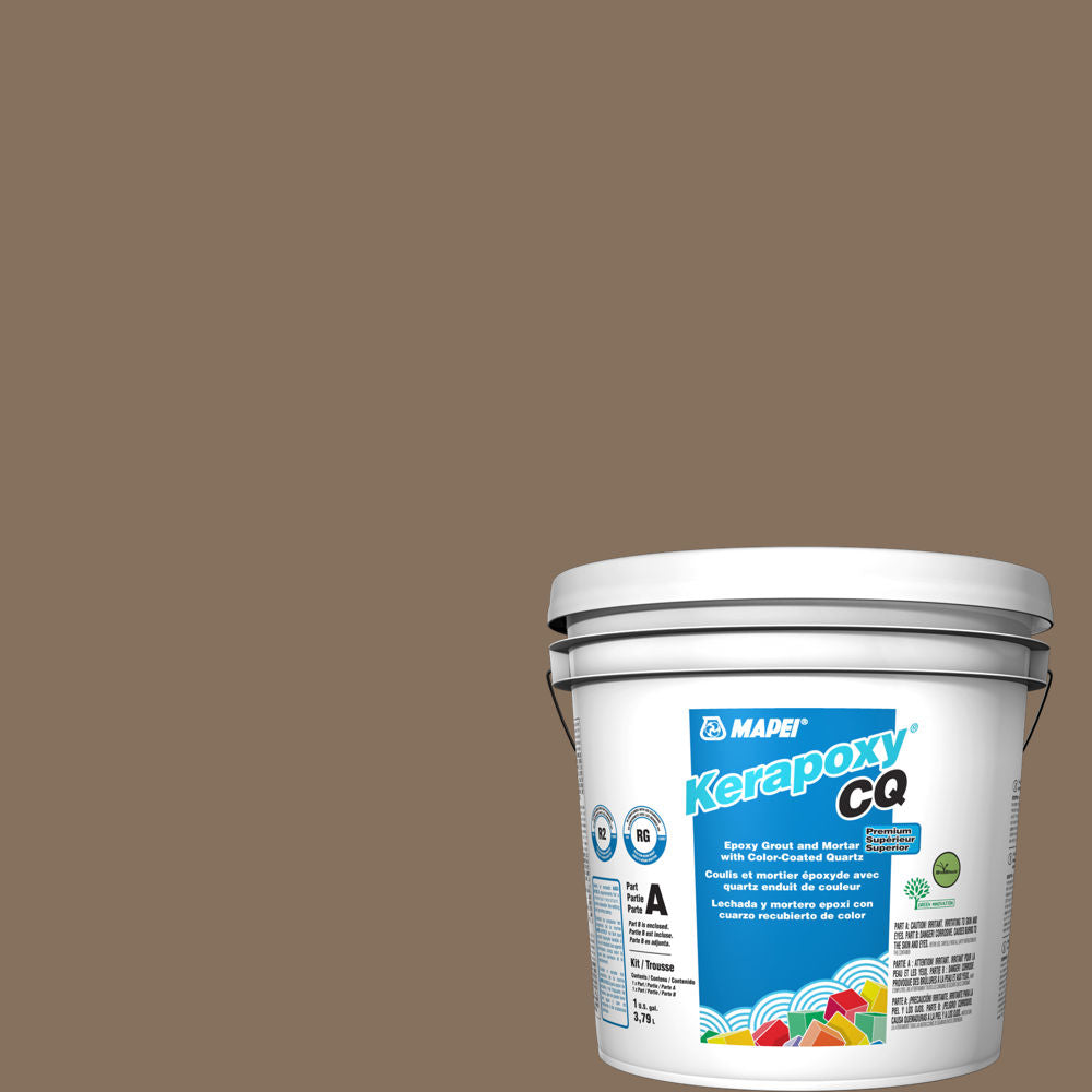 Mapei - Kerapoxy CQ Premium Epoxy Grout with Color-Coated Quartz #5042 Mocha 3.79 L