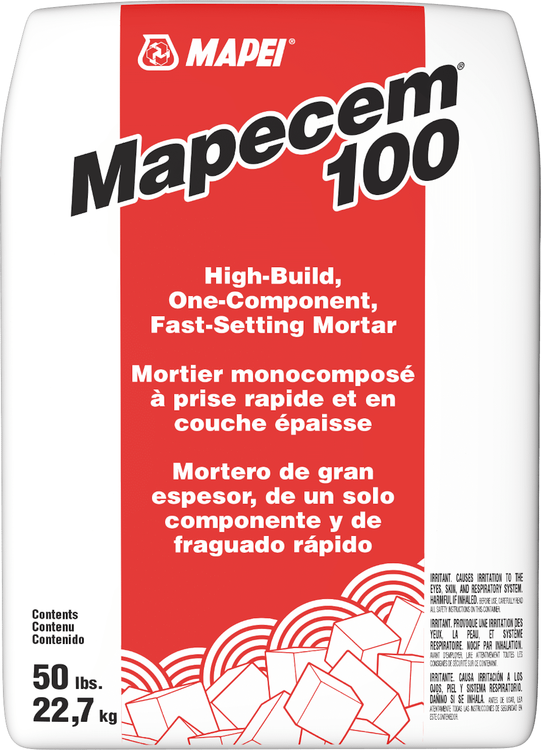 Mapei - Mapecem 100 High-Build Fast-Setting Mortar 22.7 kg