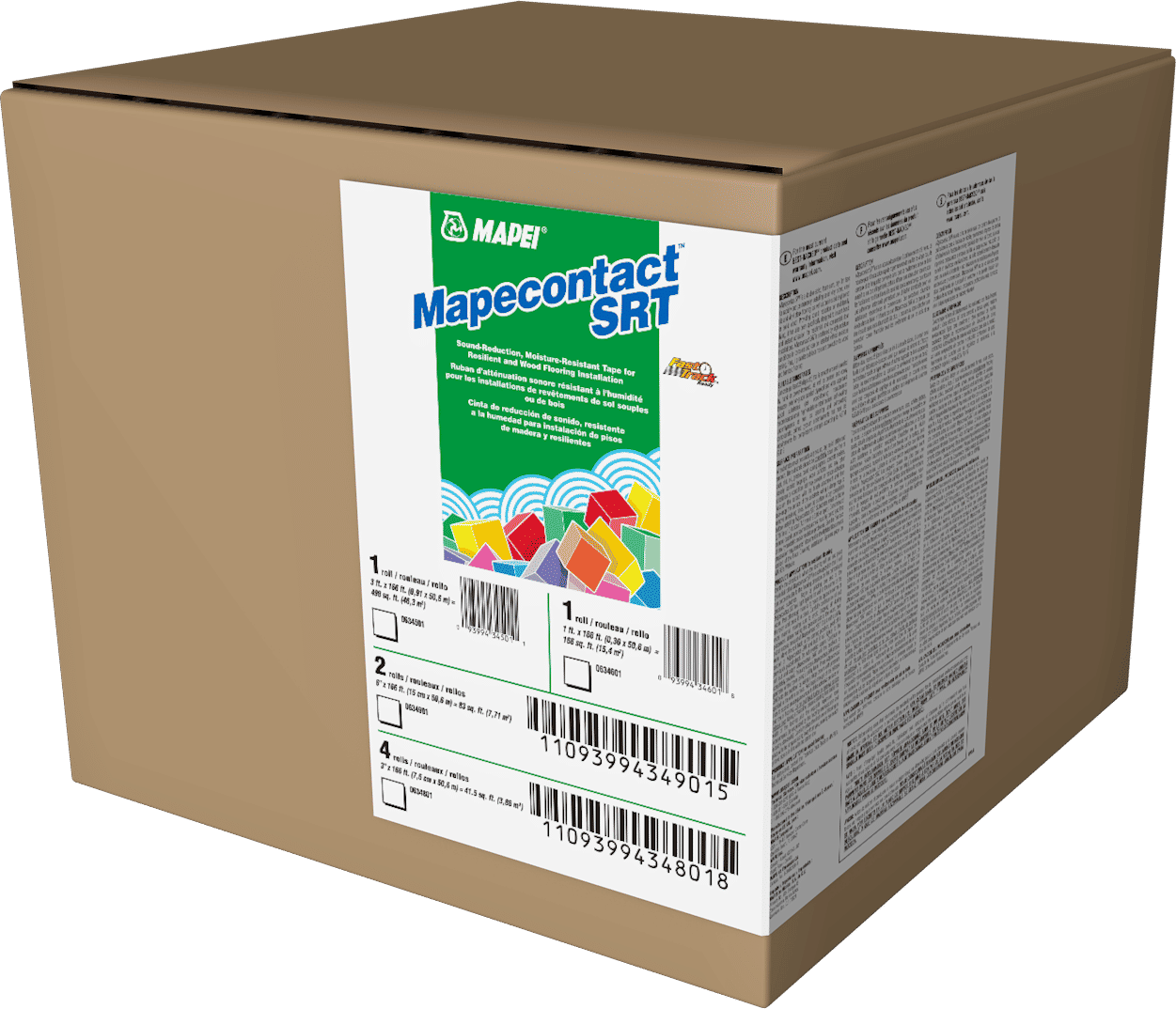 Mapei - Mapecontact SRT Sound-Reduction Moisture-Resistant Tape 6" x 166' (83 sqft)