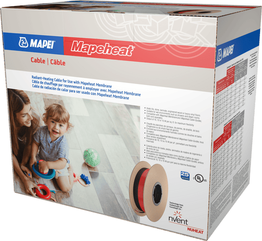 Mapei - Mapeheat Radiant Heating Cable 240V 277 Linear Feet  (70 sqft approx.*)