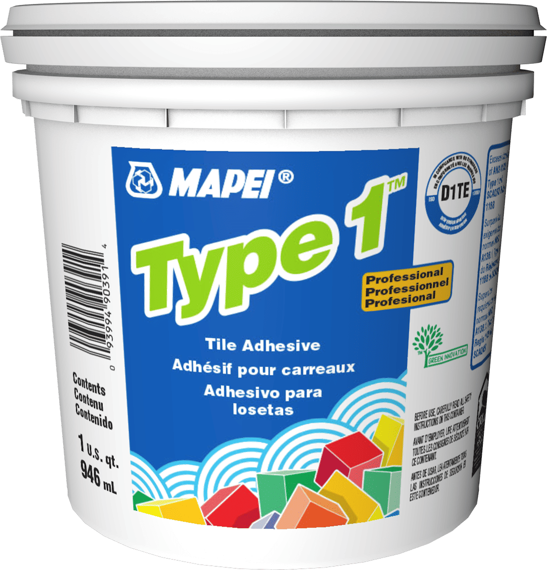Mapei - Type 1 Premium Tile Adhesive 946 ml