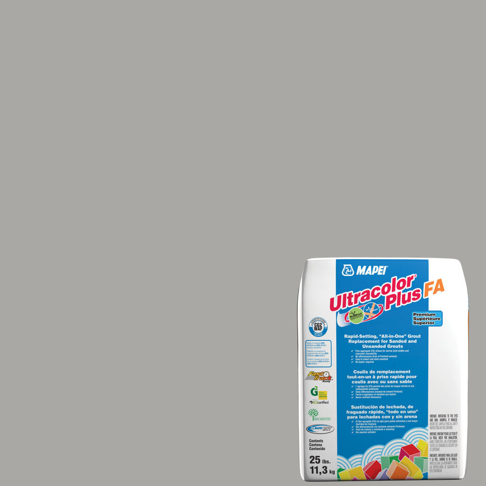 Mapei - Ultracolor Plus FA Rapid-Setting All-in-One Grout #5027 Silver 25 lb