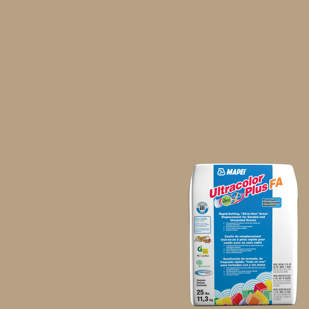 Mapei - Ultracolor Plus FA Rapid-Setting All-in-One Grout #5044 Pale Umber 25 lb