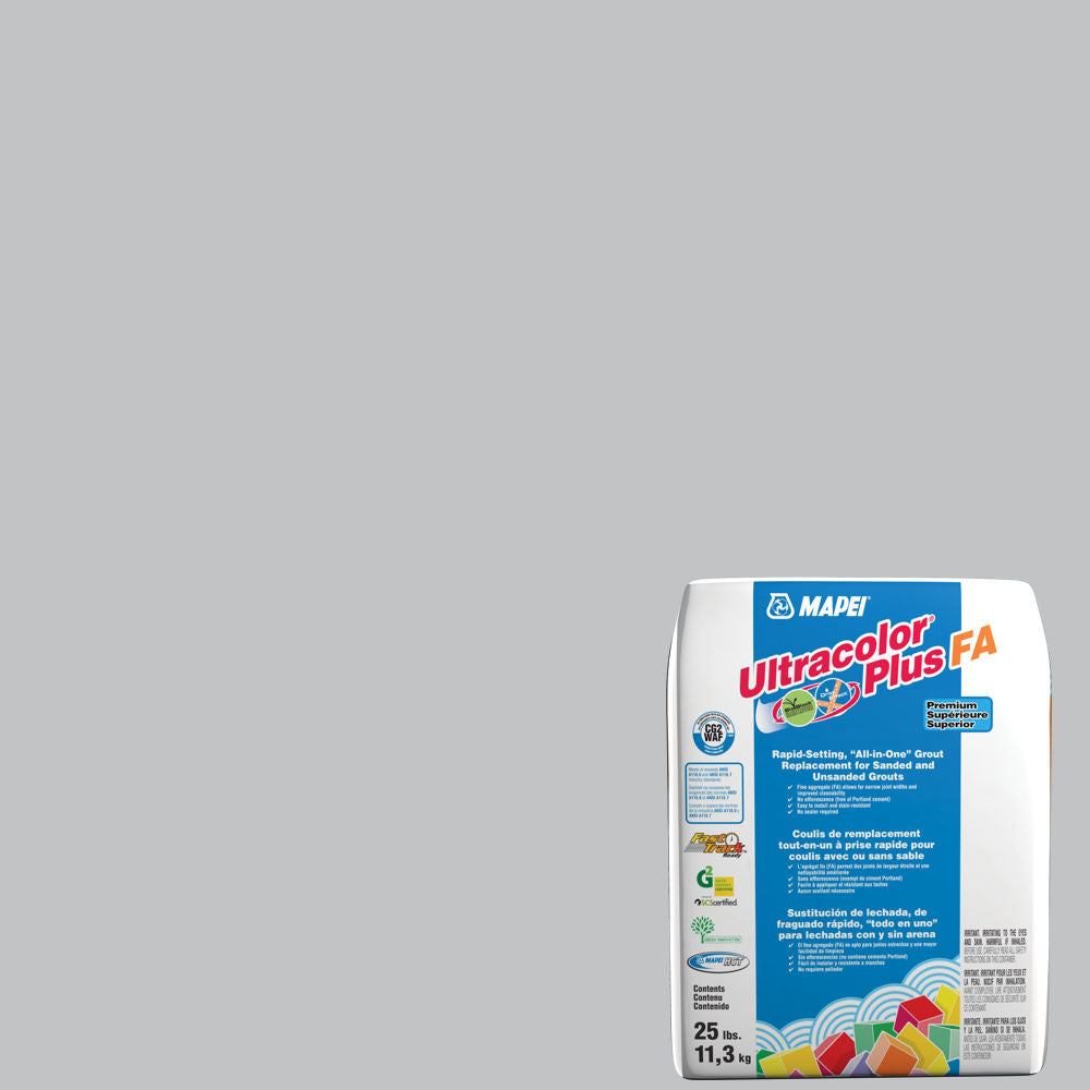 Mapei - Ultracolor Plus FA Rapid-Setting All-in-One Grout #5101 Rain 25 lb