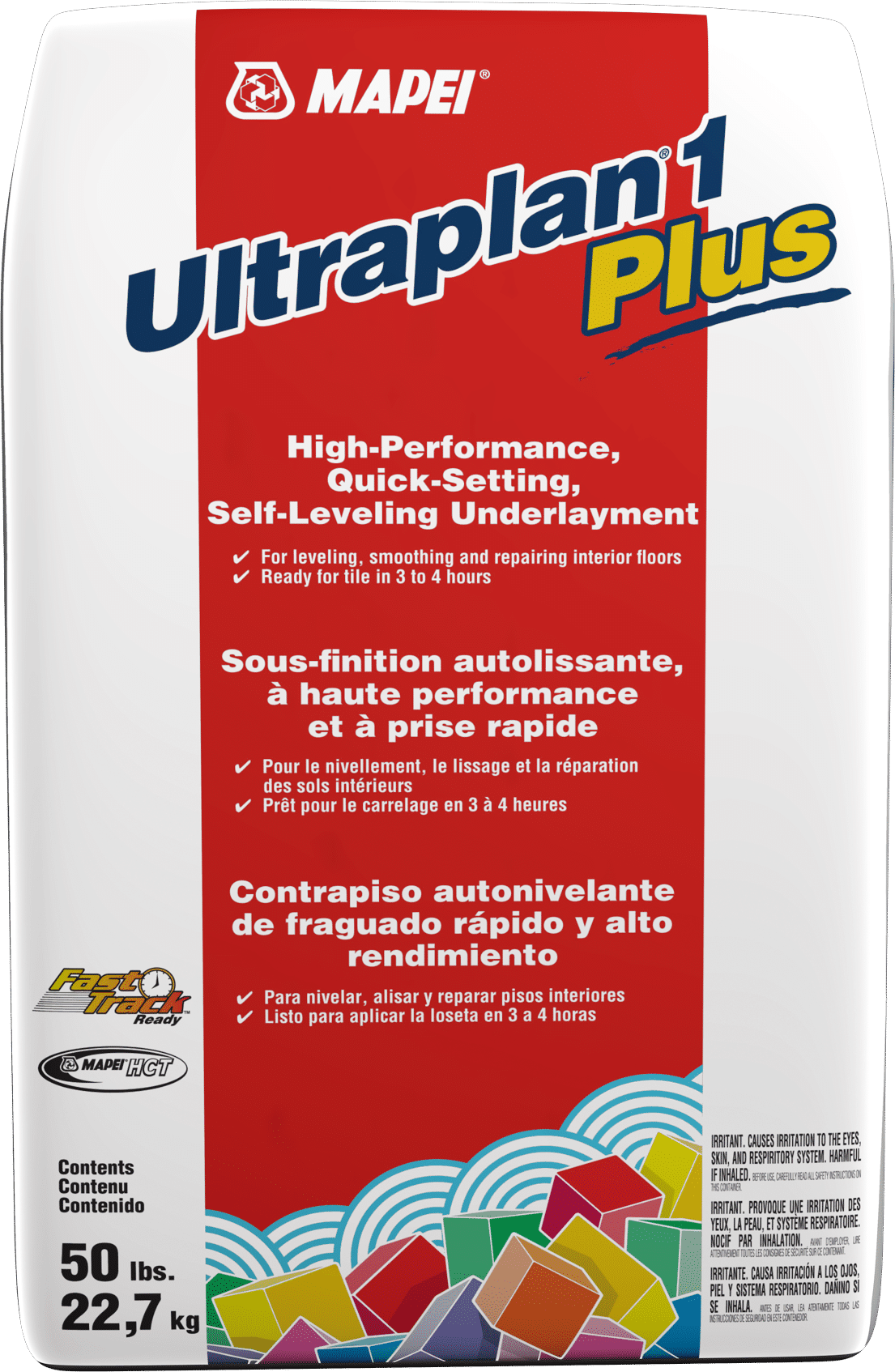 Mapei - Ultraplan 1 Plus High-Performance Quick-Setting Self-Leveling Underlayment - 50 lb