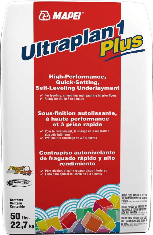 Mapei - Ultraplan 1 Plus High-Performance Quick-Setting Self-Leveling Underlayment - 50 lb