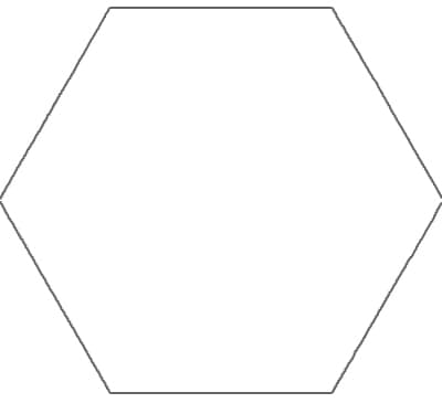 Azteca Cal Hex White Sarana Tile Floor Mart Canada