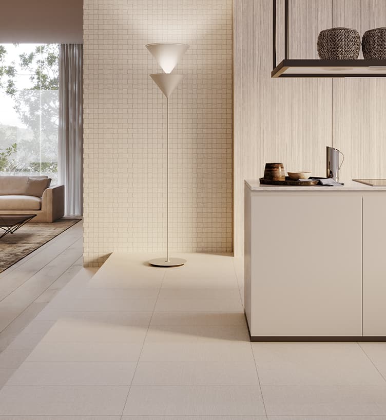 Belgian Linen Ivory Anatolia Tile Floor Mart Canada