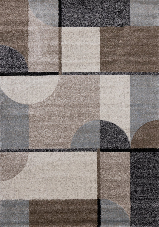 Breeze F276 Cream Grey Brown Kalora Rugs Floor Mart Canada