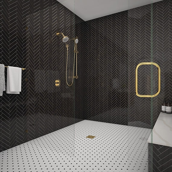 Conrad Brick Glossy American Olean Floor Mart Canada