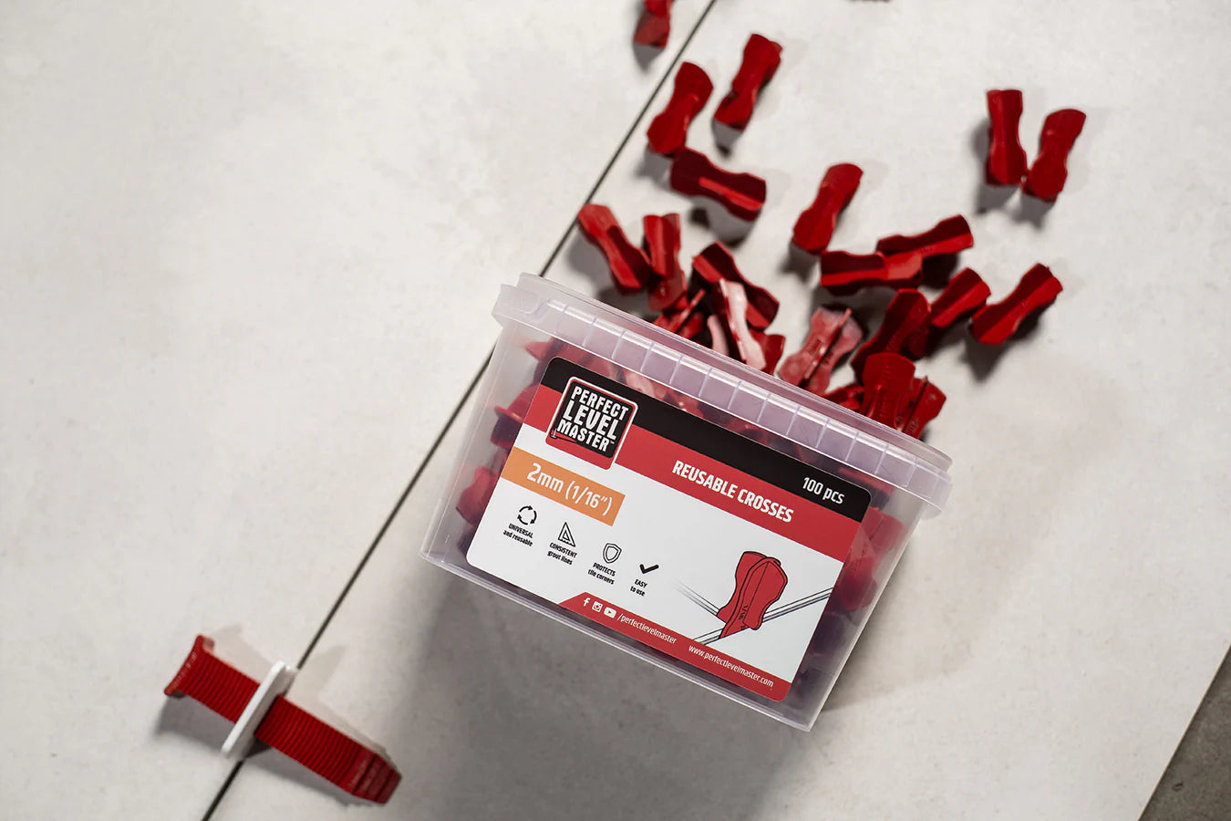 Crosses / Spacers | Reusable by Perfect Level Master Perfect Level Master Floor Mart Canada