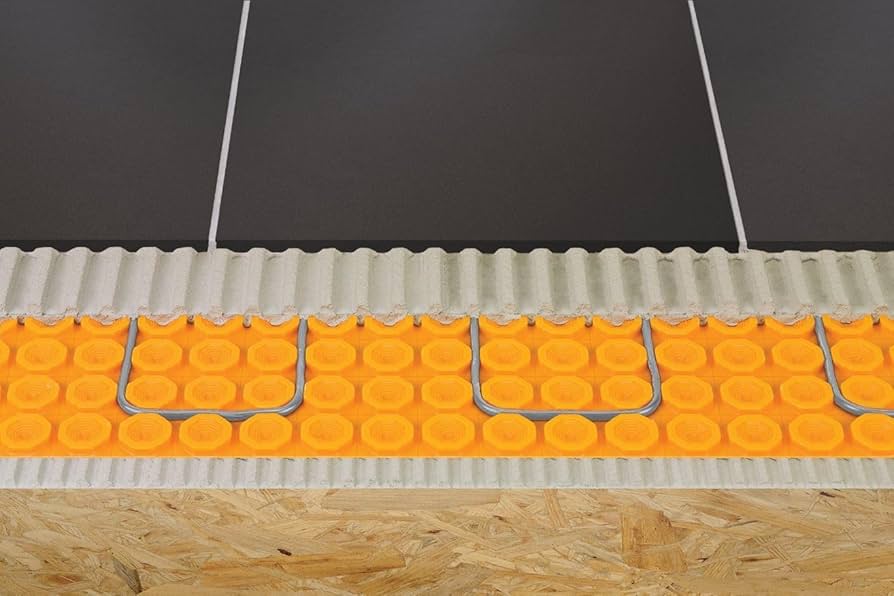 DITRA-HEAT MEMBRANE ROLL 3'2-5/8" X 41'10-3/4" = 134.5 SF Schluter Floor Mart Canada