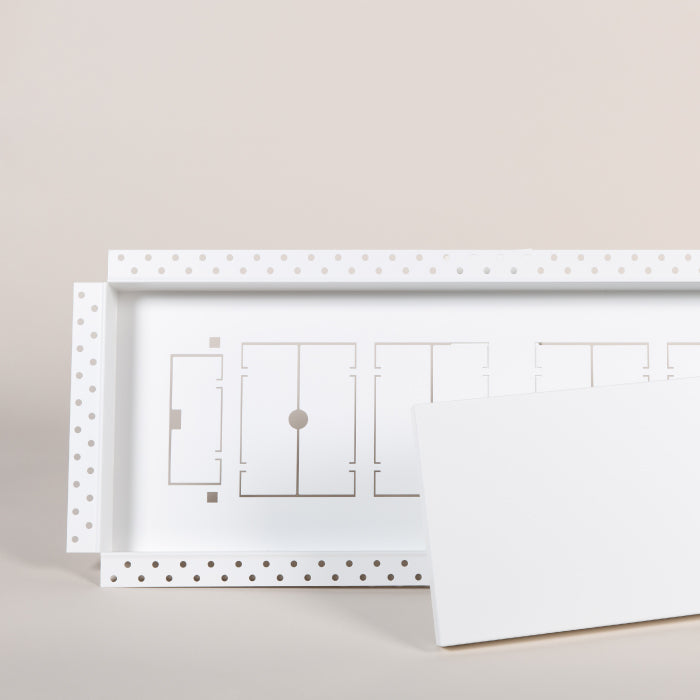 Aria Luxe - Flush Wall Vent 6"x14" White