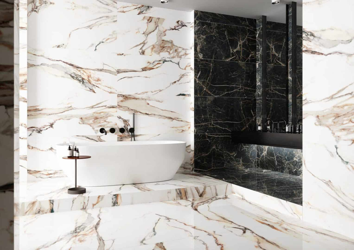 EK Gold Calacatta Matte Sarana Tile Floor Mart Canada