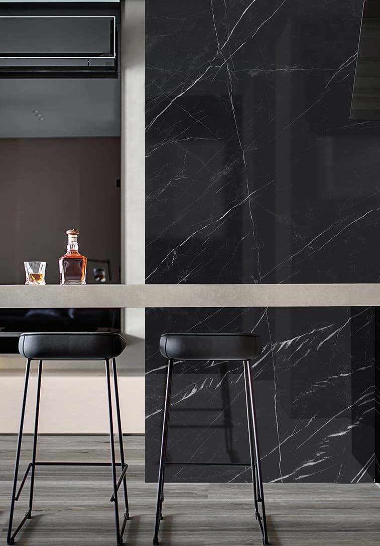 EK Marquina Polished Sarana Tile Floor Mart Canada