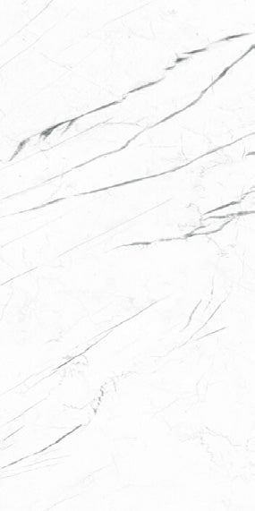 EK Marquina White Matte Sarana Tile Floor Mart Canada