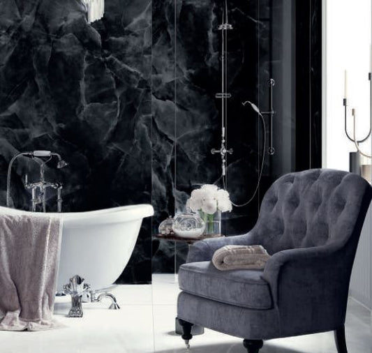 EK Onyx Black Sarana Tile Floor Mart Canada