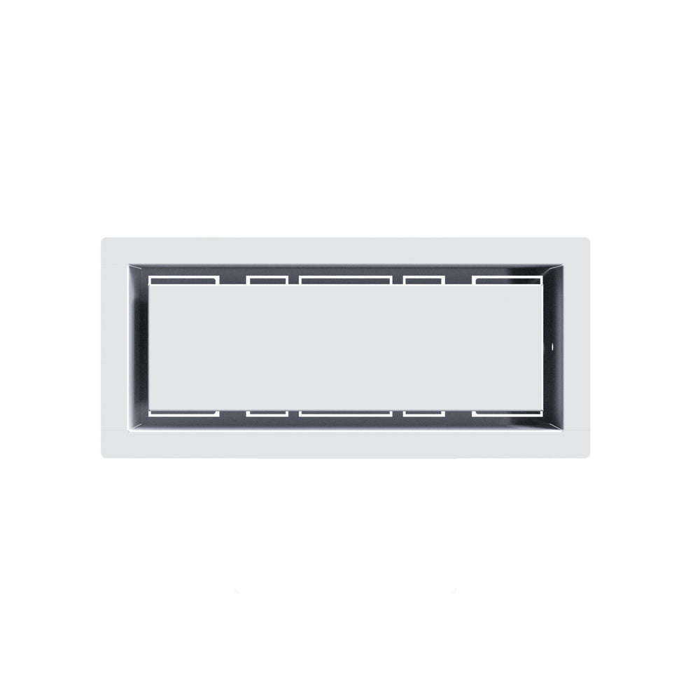Aria Luxe - Framed Wall Vent 6"x14" White