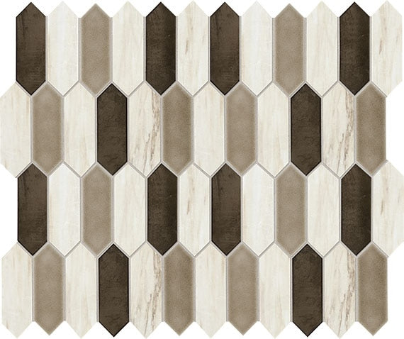 Fonte Pier White Blend DA43 Daltile Floor Mart Canada