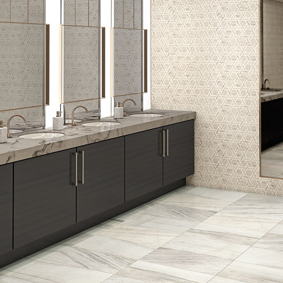 Fonte Pier White Blend DA46 Daltile Floor Mart Canada