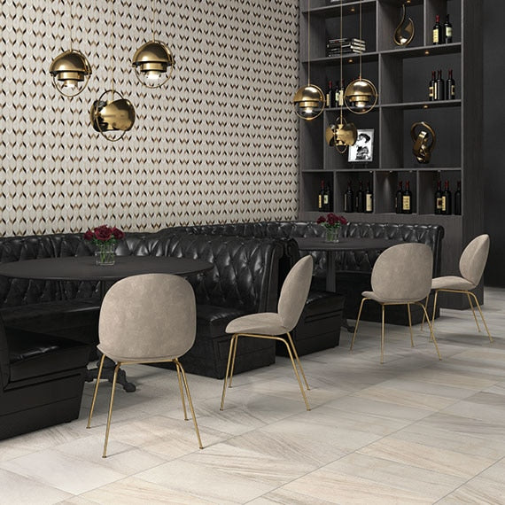 Fonte Pier White Blend DA49 Daltile Floor Mart Canada