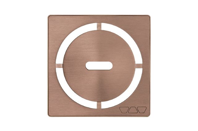 KERDI-DRAIN GRATE KIT 4" BR ROSE GOLD PURE Schluter Floor Mart Canada