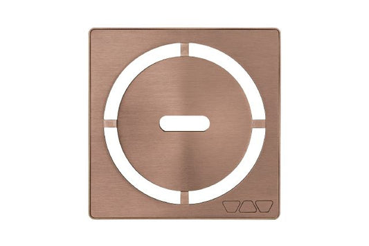 KERDI-DRAIN GRATE KIT 4" BR ROSE GOLD PURE Schluter Floor Mart Canada
