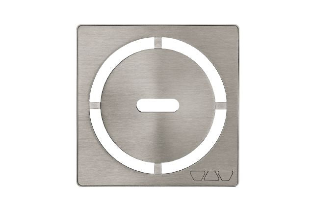KERDI-DRAIN GRATE KIT 4" BRUSHED NICKEL PURE Schluter Floor Mart Canada