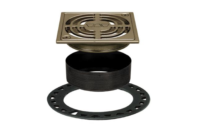 KERDI-DRAIN GRATE KIT 4" BRUSHED NICKEL Schluter Floor Mart Canada