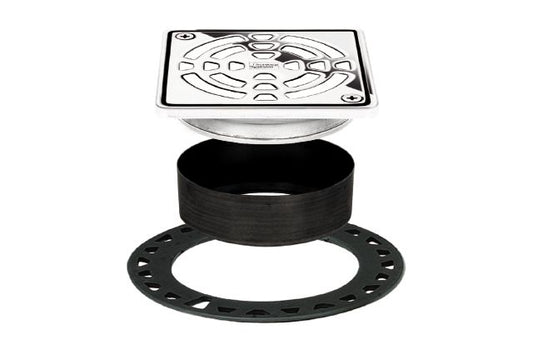 KERDI-DRAIN GRATE KIT 4" CHROME Schluter Floor Mart Canada
