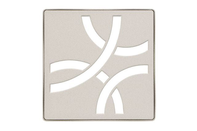 KERDI-DRAIN GRATE KIT 4" CREAM CURVE Schluter Floor Mart Canada