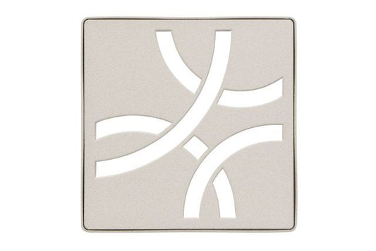 KERDI-DRAIN GRATE KIT 4" CREAM CURVE Schluter Floor Mart Canada