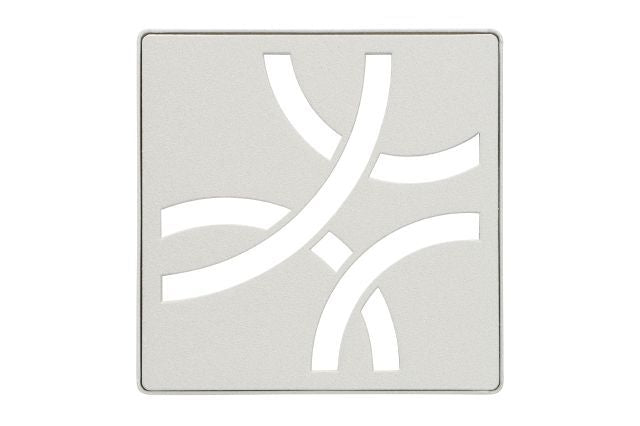 KERDI-DRAIN GRATE KIT 4" GREIGE CURVE Schluter Floor Mart Canada