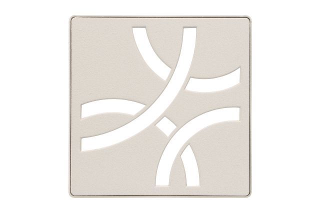 KERDI-DRAIN GRATE KIT 4" IVORY CURVE Schluter Floor Mart Canada