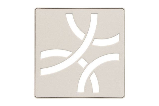 KERDI-DRAIN GRATE KIT 4" IVORY CURVE Schluter Floor Mart Canada