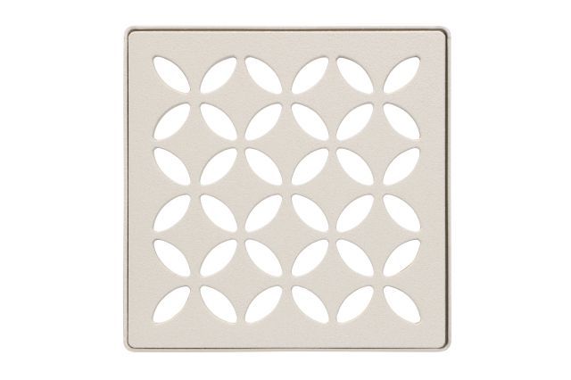 KERDI-DRAIN GRATE KIT 4" IVORY FLORAL Schluter Floor Mart Canada