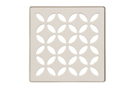 KERDI-DRAIN GRATE KIT 4" IVORY FLORAL Schluter Floor Mart Canada