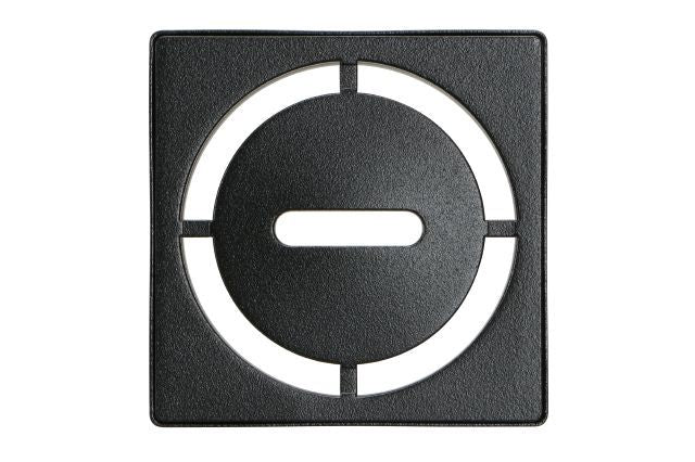 KERDI-DRAIN GRATE KIT 4" MATTE BLACK PURE Schluter Floor Mart Canada