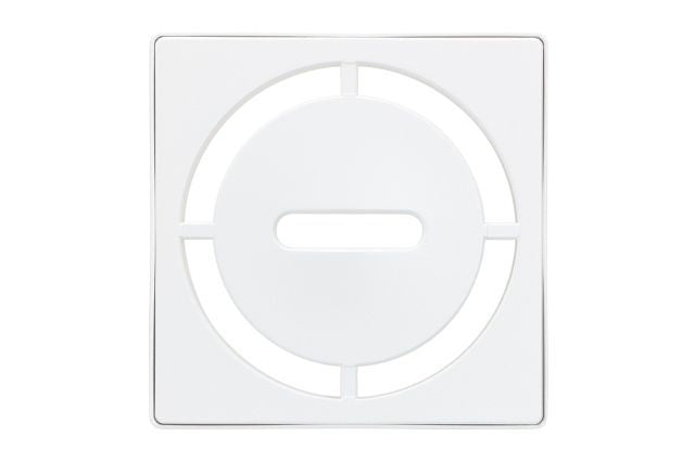 KERDI-DRAIN GRATE KIT 4" MATTE WHITE PURE Schluter Floor Mart Canada