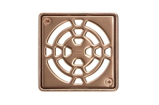 KERDI-DRAIN GRATE KIT 4" ROSE GOLD DES1 Schluter Floor Mart Canada