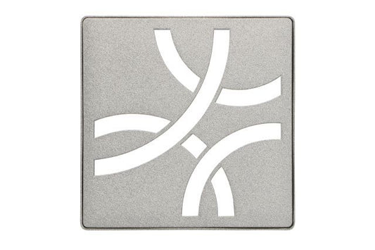 KERDI-DRAIN GRATE KIT 4" STONE GREY CURVE Schluter Floor Mart Canada