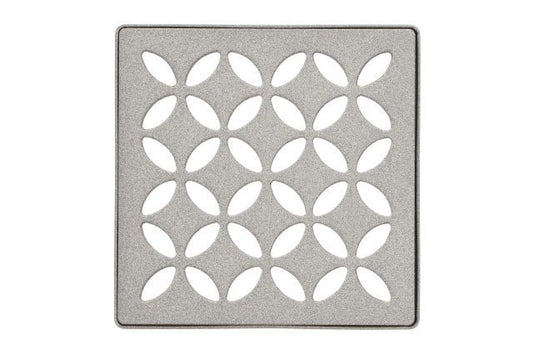 KERDI-DRAIN GRATE KIT 4" STONE GREY FLORAL Schluter Floor Mart Canada