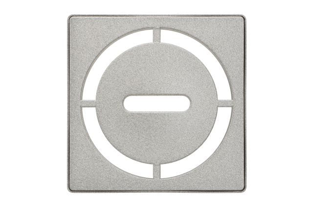 KERDI-DRAIN GRATE KIT 4" STONE GREY PURE Schluter Floor Mart Canada