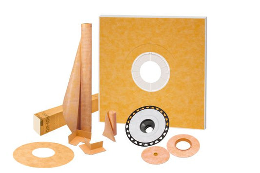 KERDI-SHOWER-KIT 48" X 48" ABS FLANGE 2" Floor Mart Canada Floor Mart Canada