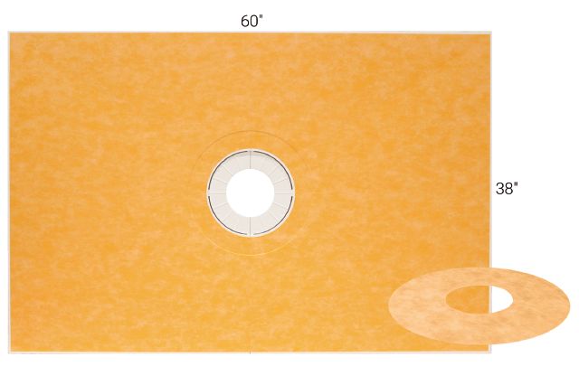 KERDI-SHOWER-TRAY 38" X 60" CEN Floor Mart Canada Floor Mart Canada